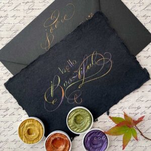 Bewitching Halloween Calligraphy Palettes