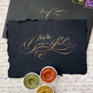 Bewitching Halloween Calligraphy Palettes