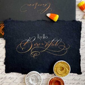 Bewitching Halloween Calligraphy Palettes